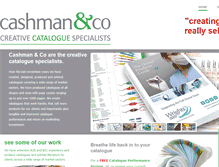 Tablet Screenshot of cashmanandco.com